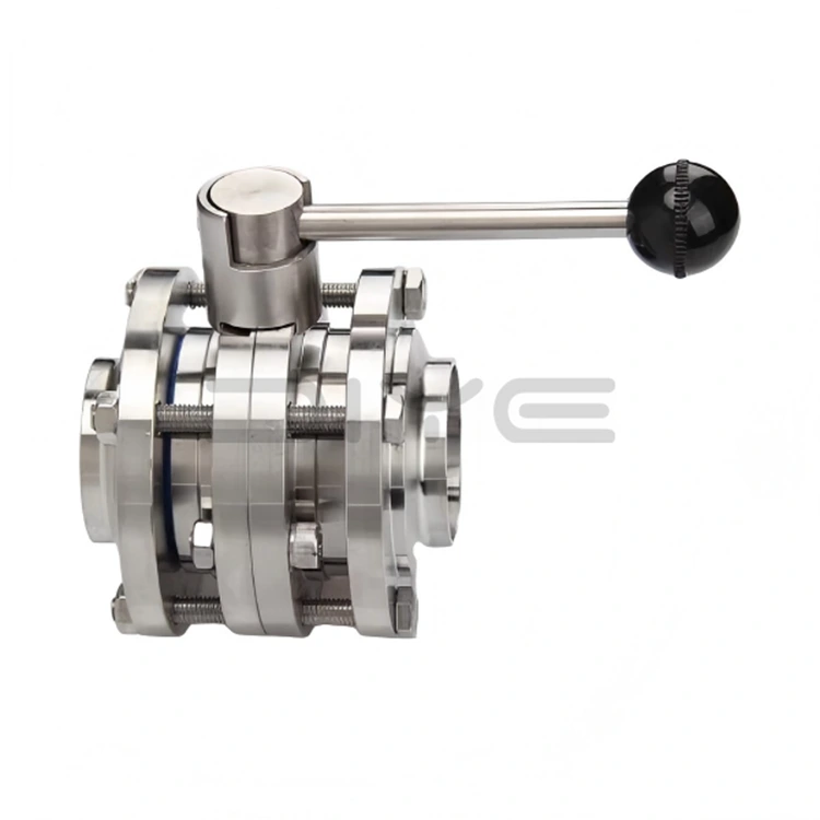 Санітарний 3-компонентний поворотний клапан