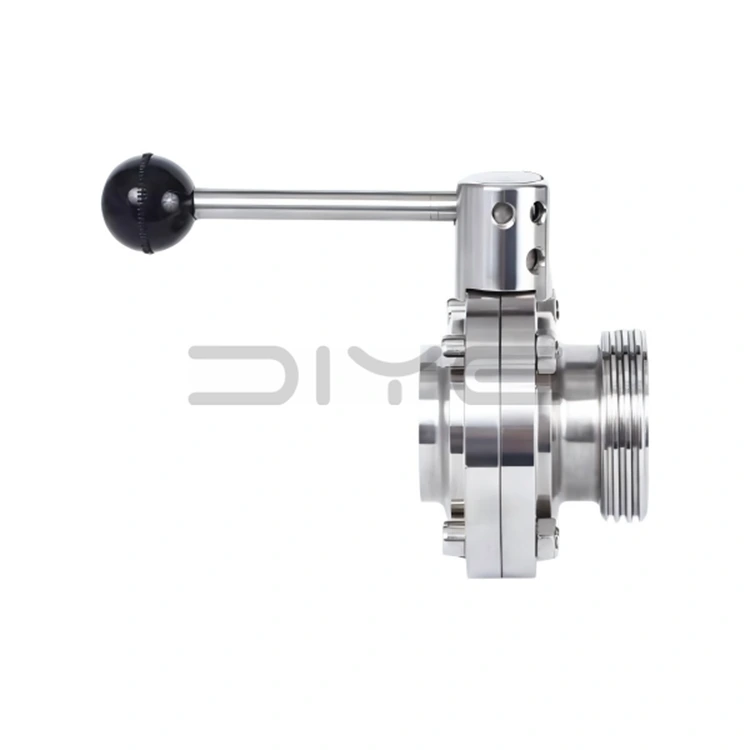 Санітарний різьбовий поворотний клапан